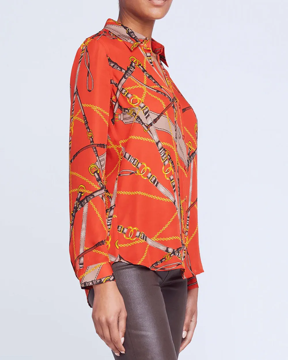 Red Clay Nina Long Sleeve Blouse