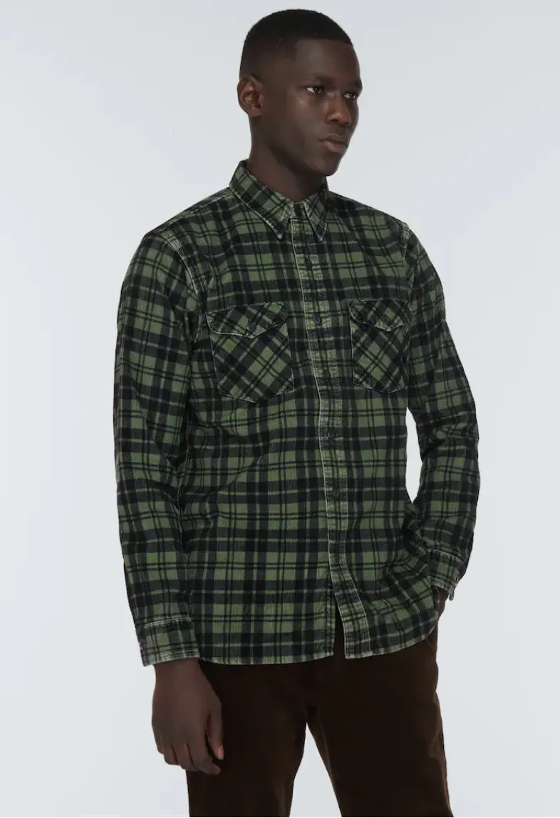 RRL  |Tartan Long Sleeves Cotton Surf Style Shirts