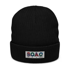 S.O.A.C Ribbed knit beanie