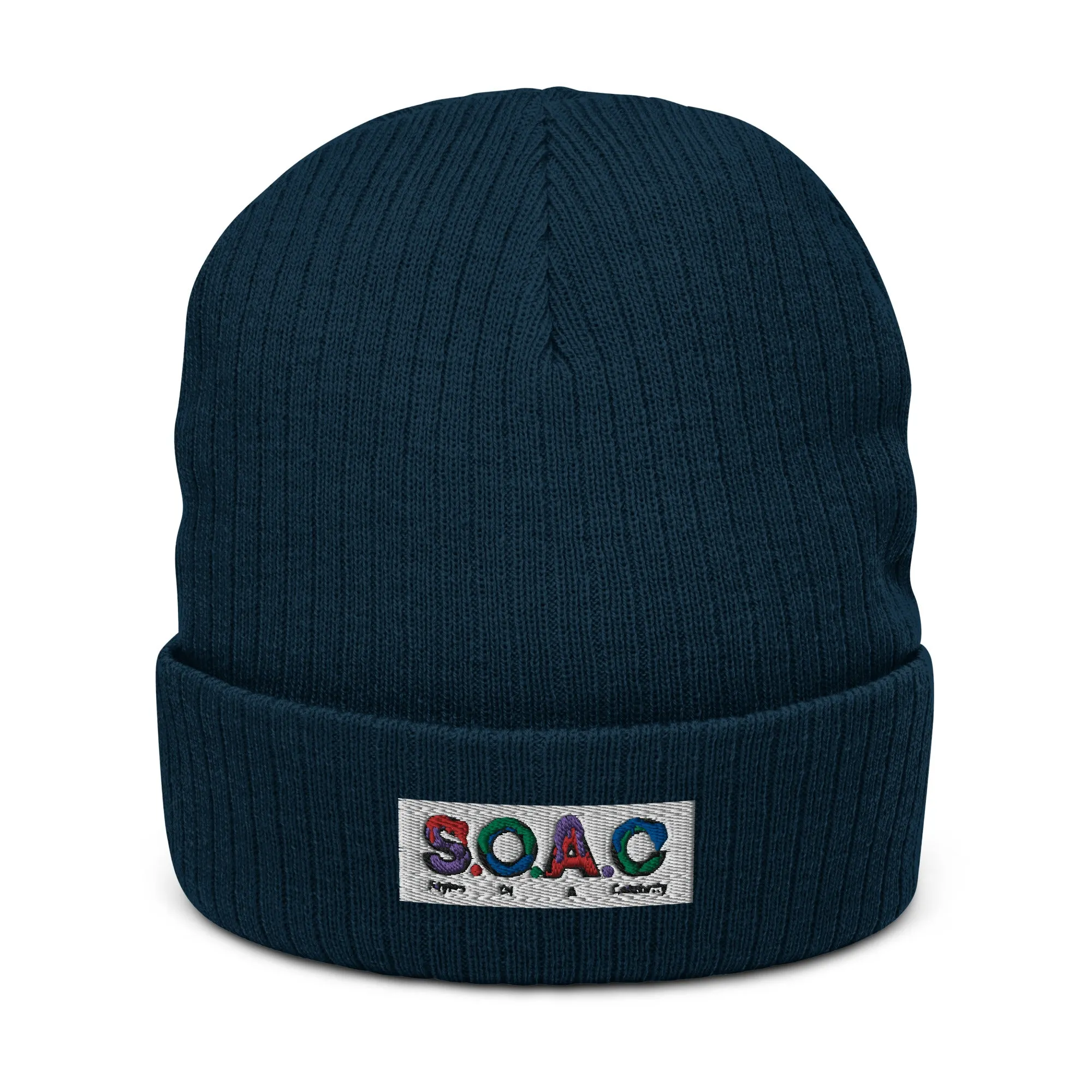 S.O.A.C Ribbed knit beanie