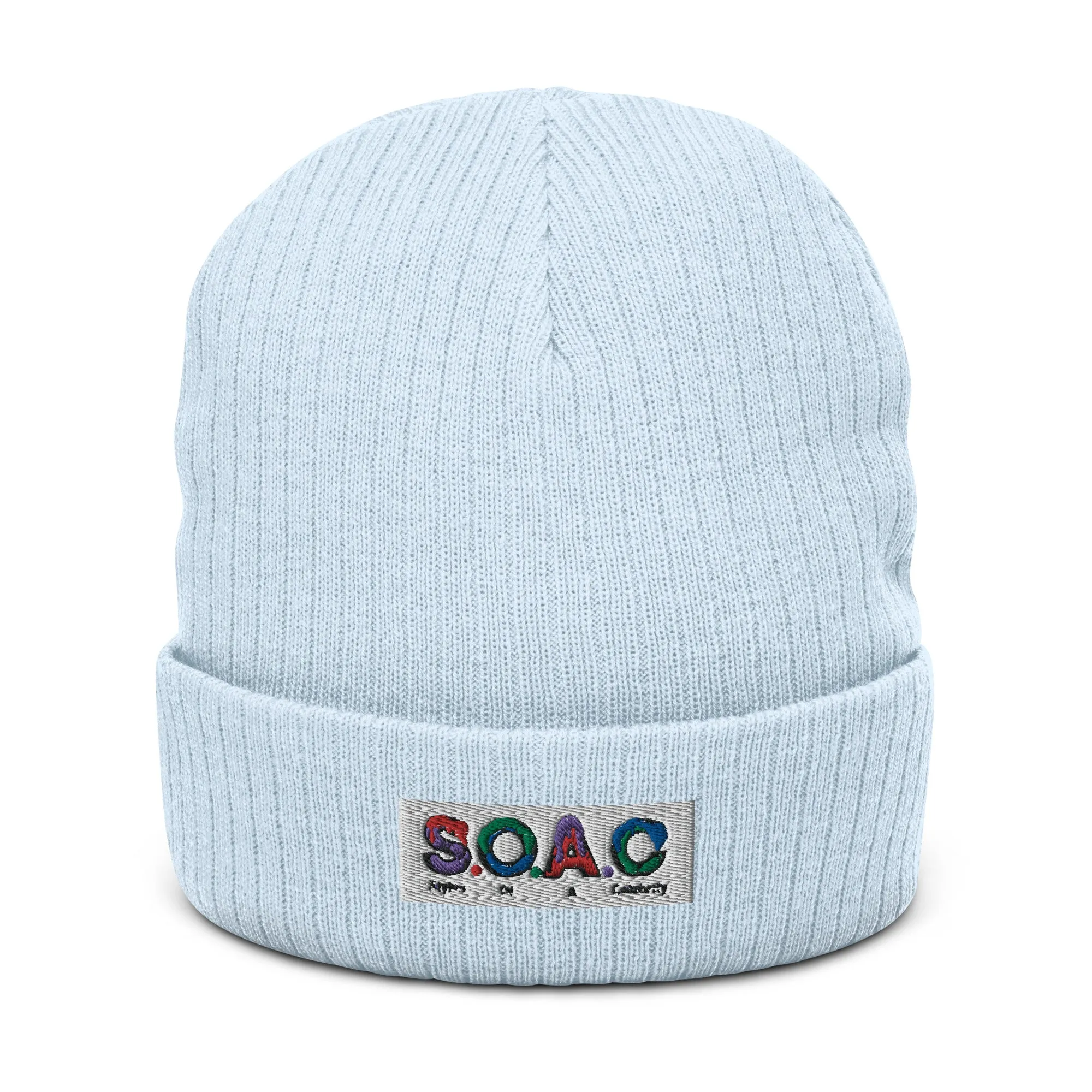 S.O.A.C Ribbed knit beanie