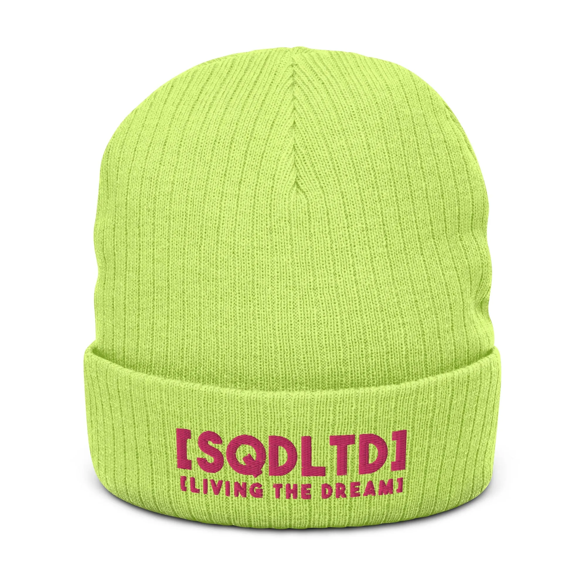 Sqdltd AU23 Ribbed knit beanie Viva