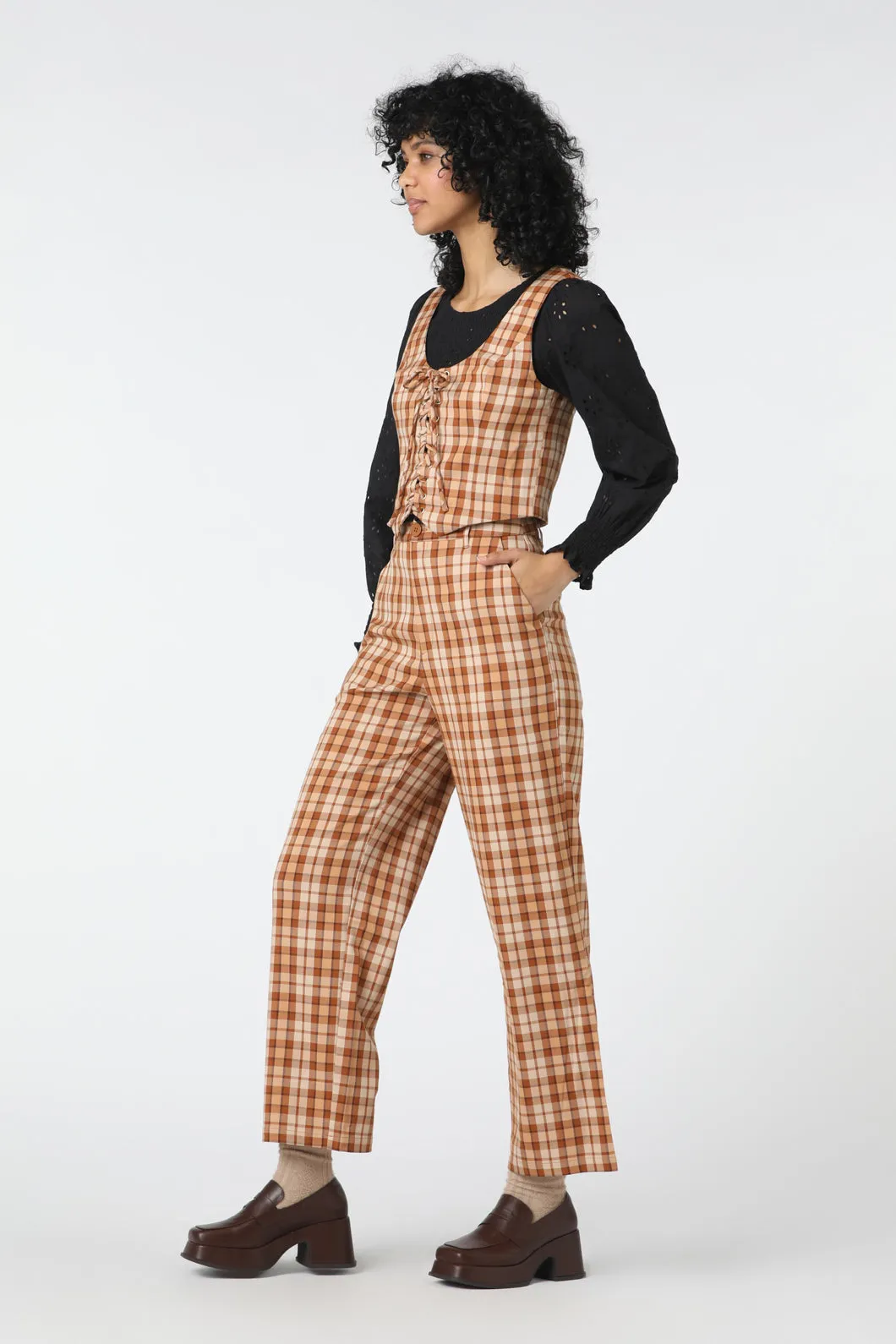 Stacey Check Pant