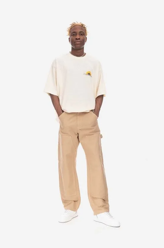 Stan Ray cotton trousers beige color