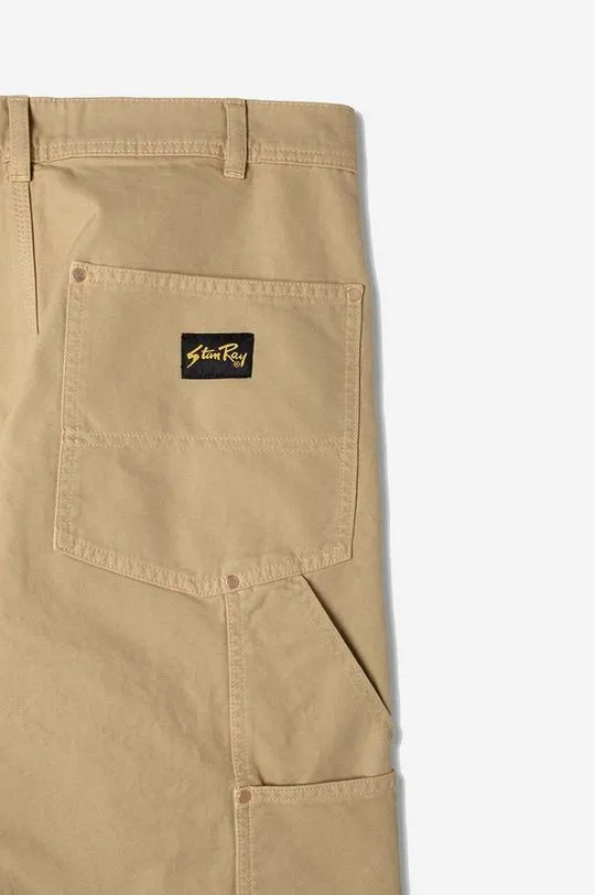 Stan Ray cotton trousers beige color