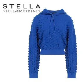 Stella McCartney  |Long Sleeves Plain V-neck & Crew neck