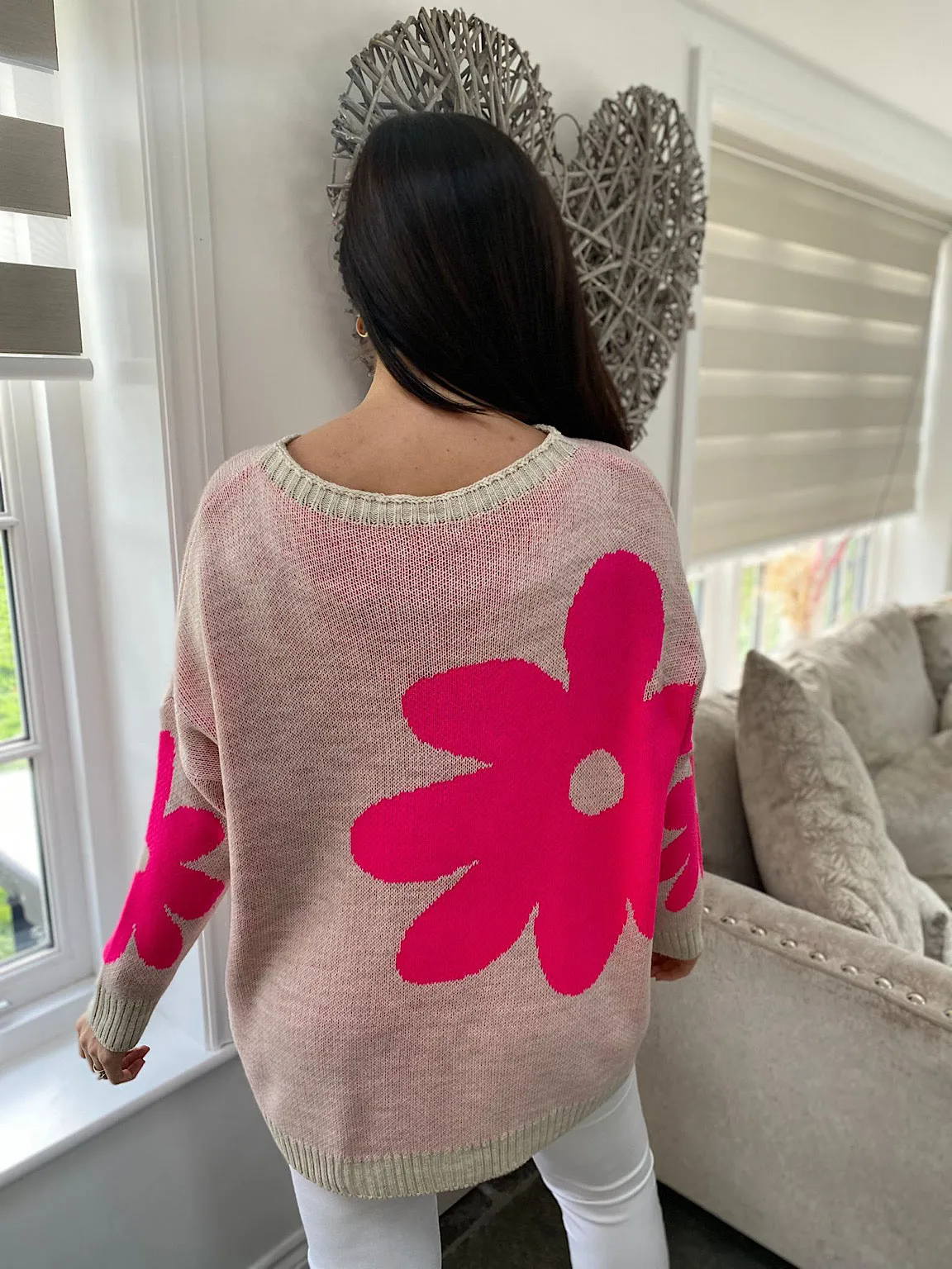 Stone Daisy Knit Jumper Carmen