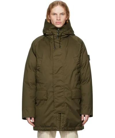 Stone Island Khaki Ghost Real Down Jacket