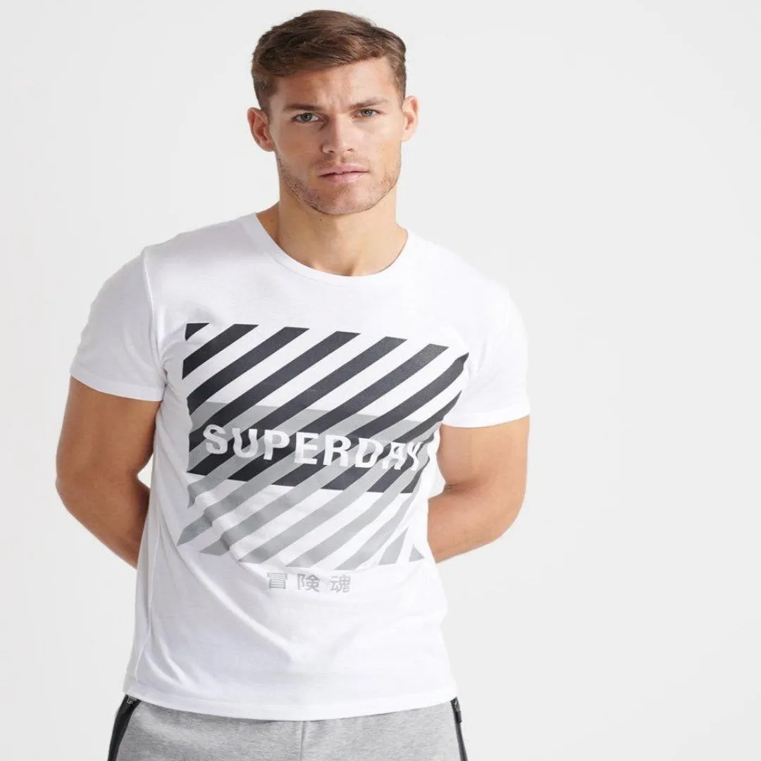 Superdry CORESPORT GRAPHIC TEE Men’s -OPTIC