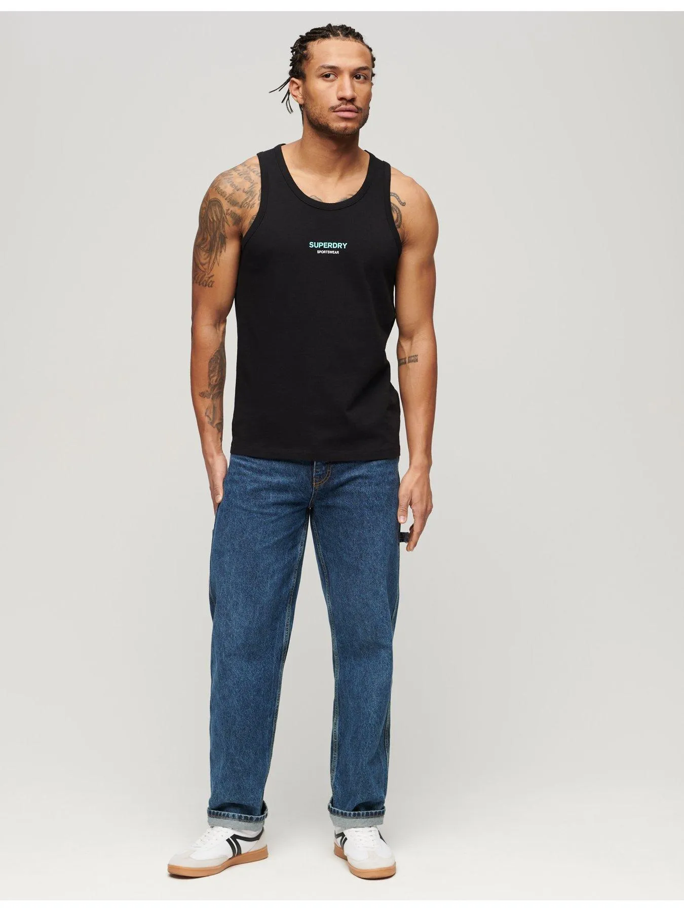 Superdry Sportswear Logo Vest - Black