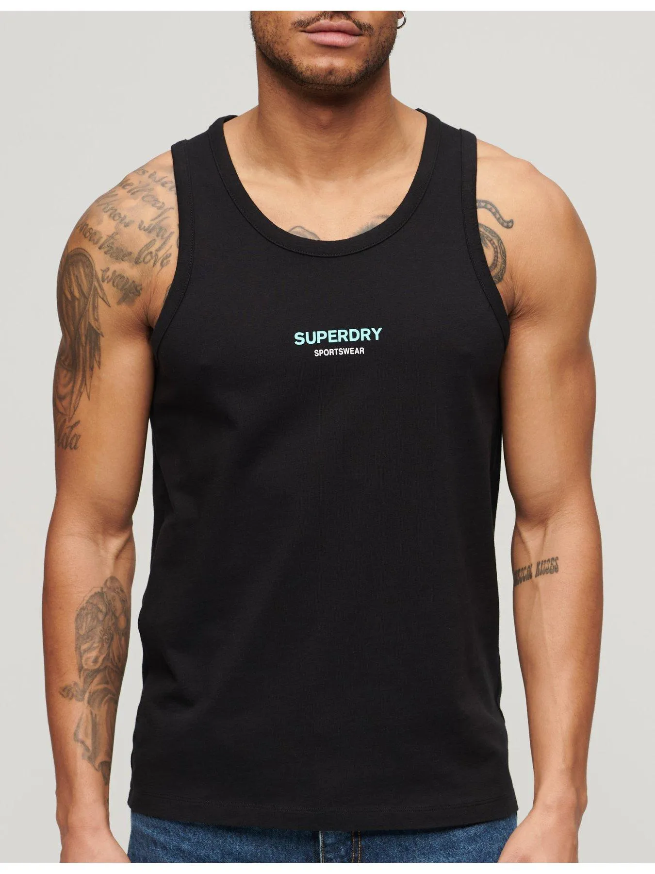 Superdry Sportswear Logo Vest - Black