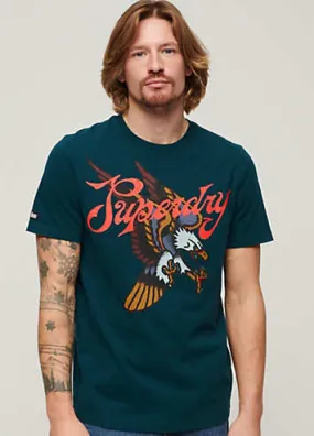 Superdry Tattoo Script T-Shirt | Grattan