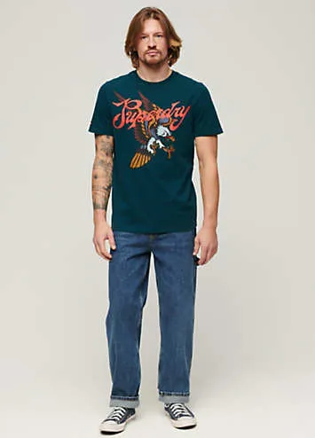 Superdry Tattoo Script T-Shirt | Grattan