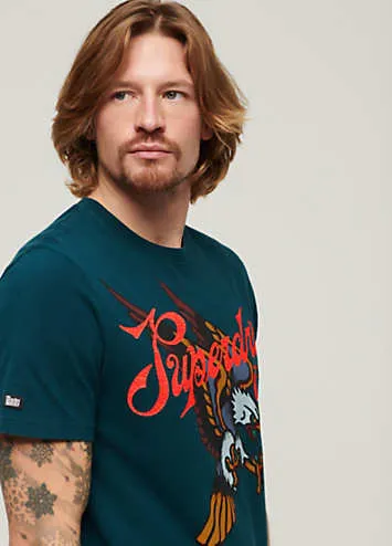 Superdry Tattoo Script T-Shirt | Grattan