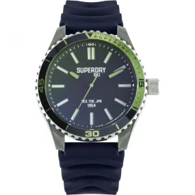 Superdry Tokyo Blue Silicone Watch SYG241U