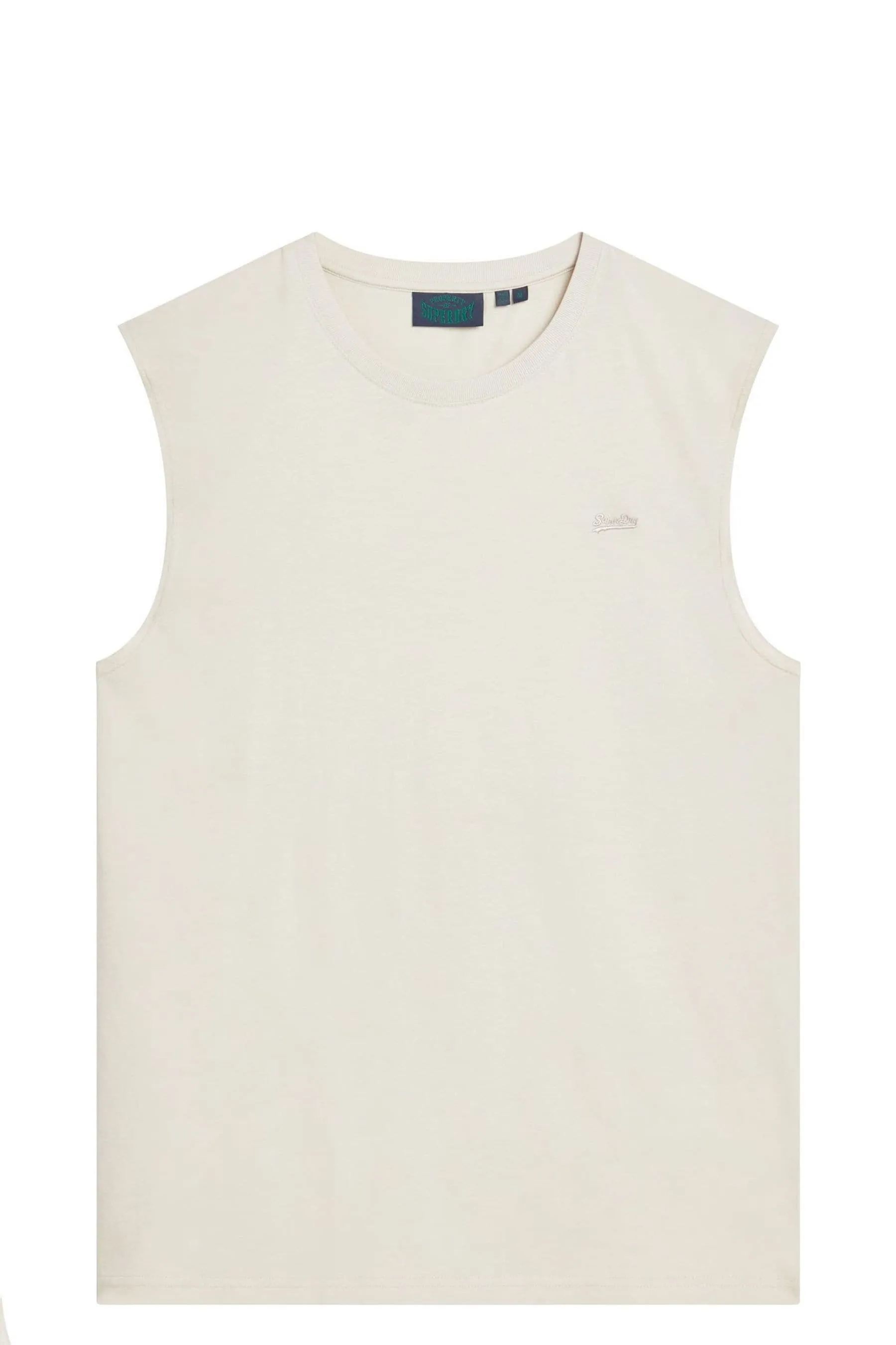 Superdry White Essential Logo Tank