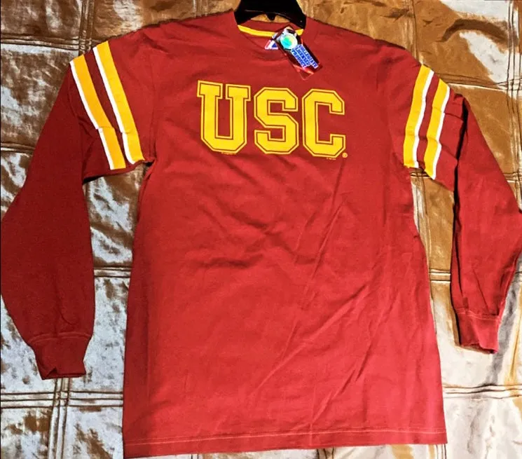 USC Long Sleeves Striped T-Shirt