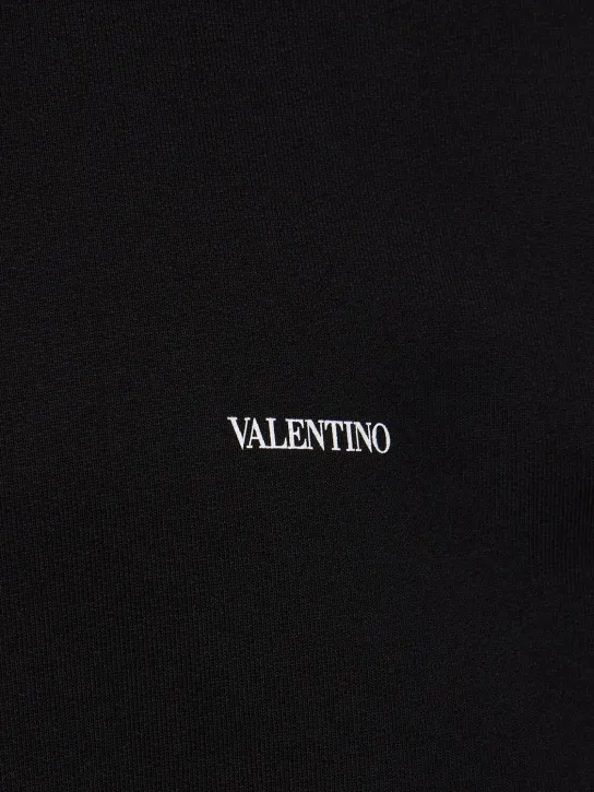 VALENTINO  |Long Sleeves Cotton Bridal Logo Luxury Outlet Shirts