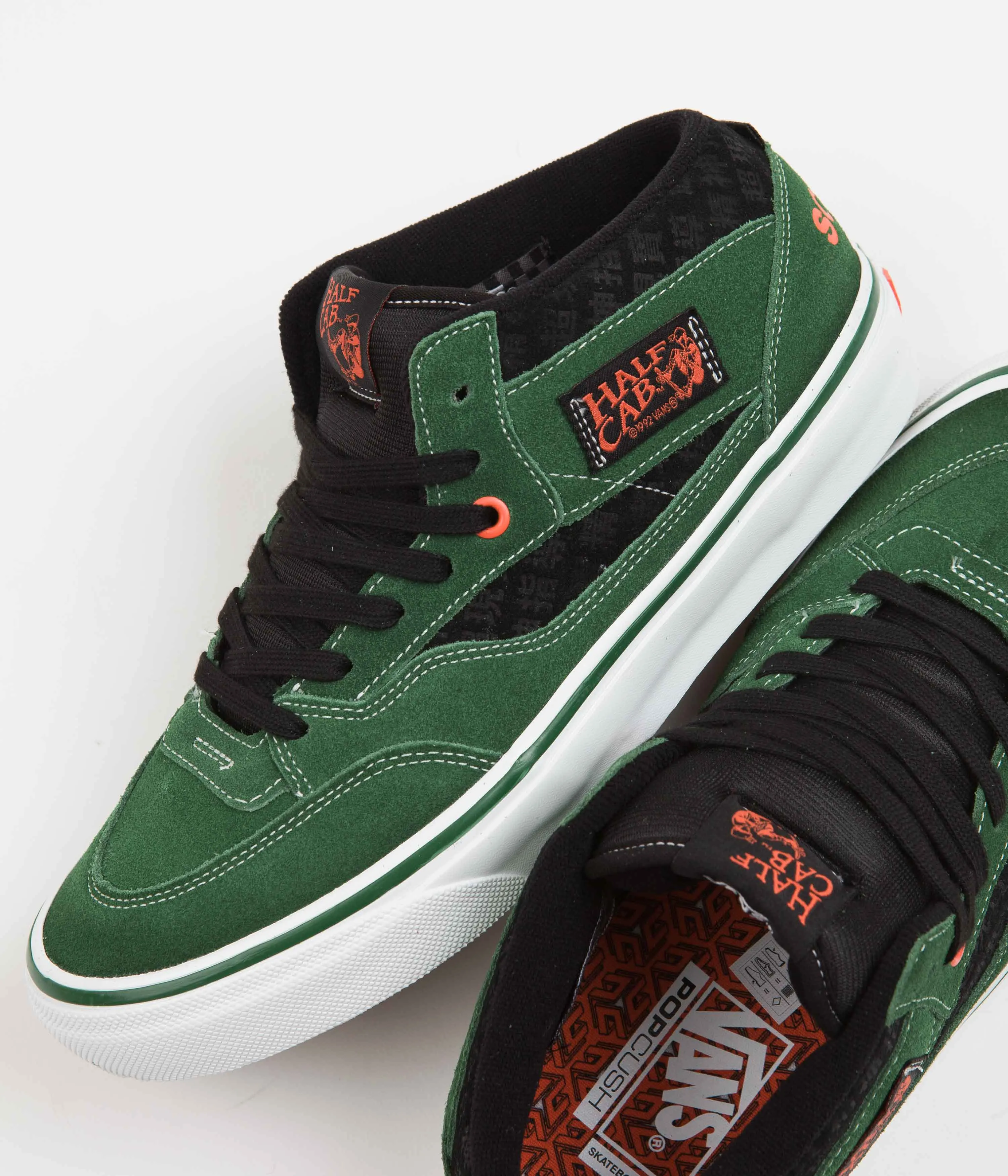 Vans Skate Half Cab 92 VCU Shoes - (Sci Fi Fantasy) Green