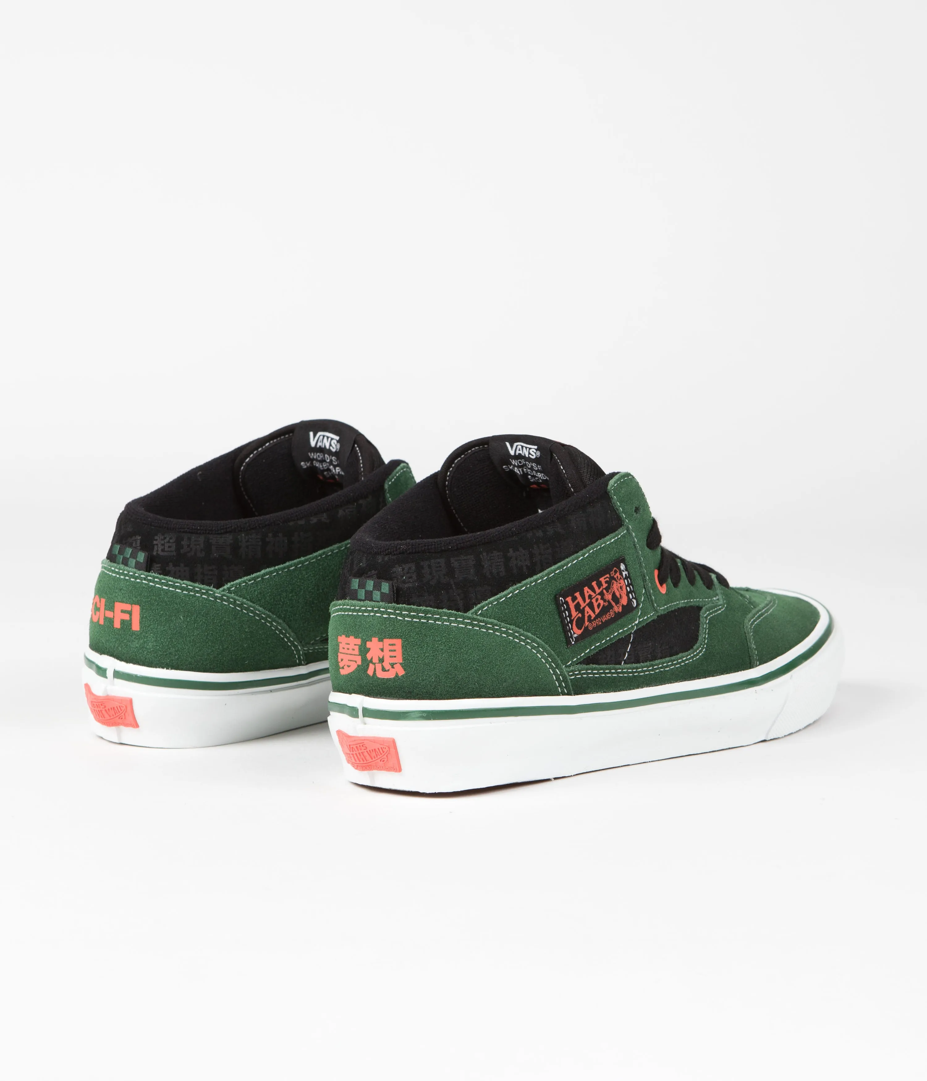 Vans Skate Half Cab 92 VCU Shoes - (Sci Fi Fantasy) Green