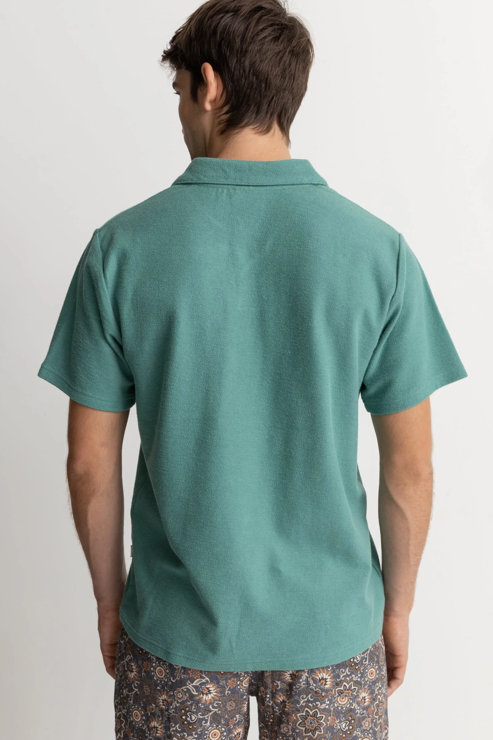 Vintage Terry Polo Teal