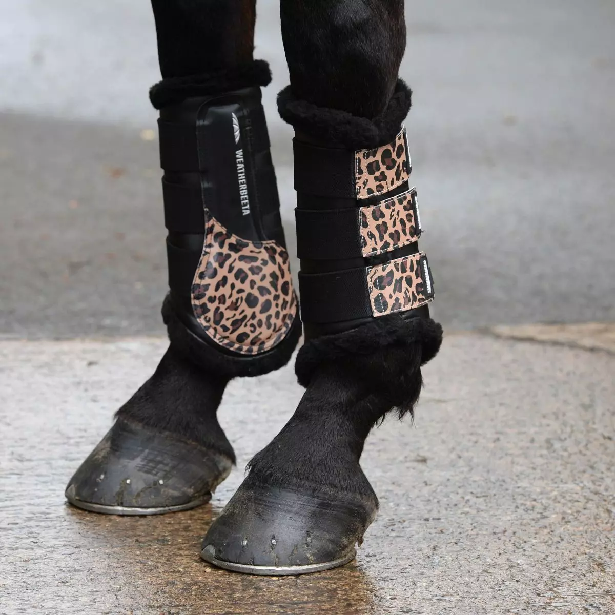 Weatherbeeta Leopard Brushing Boots