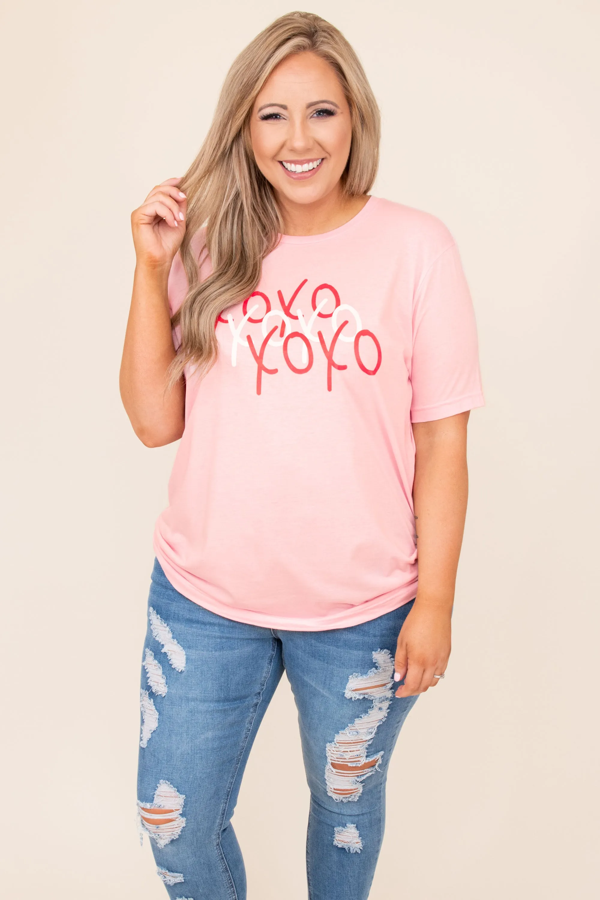 XO Baby Tee, Pink