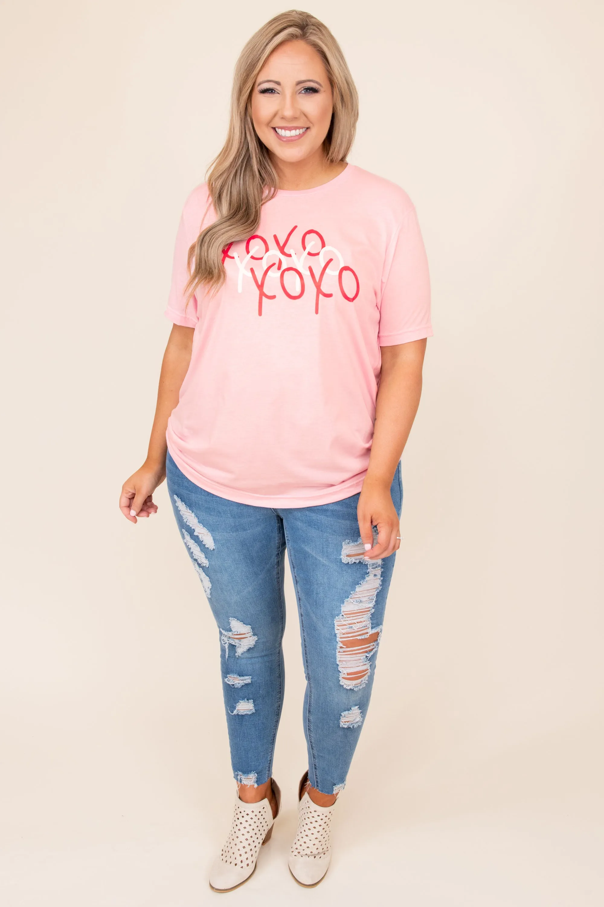 XO Baby Tee, Pink