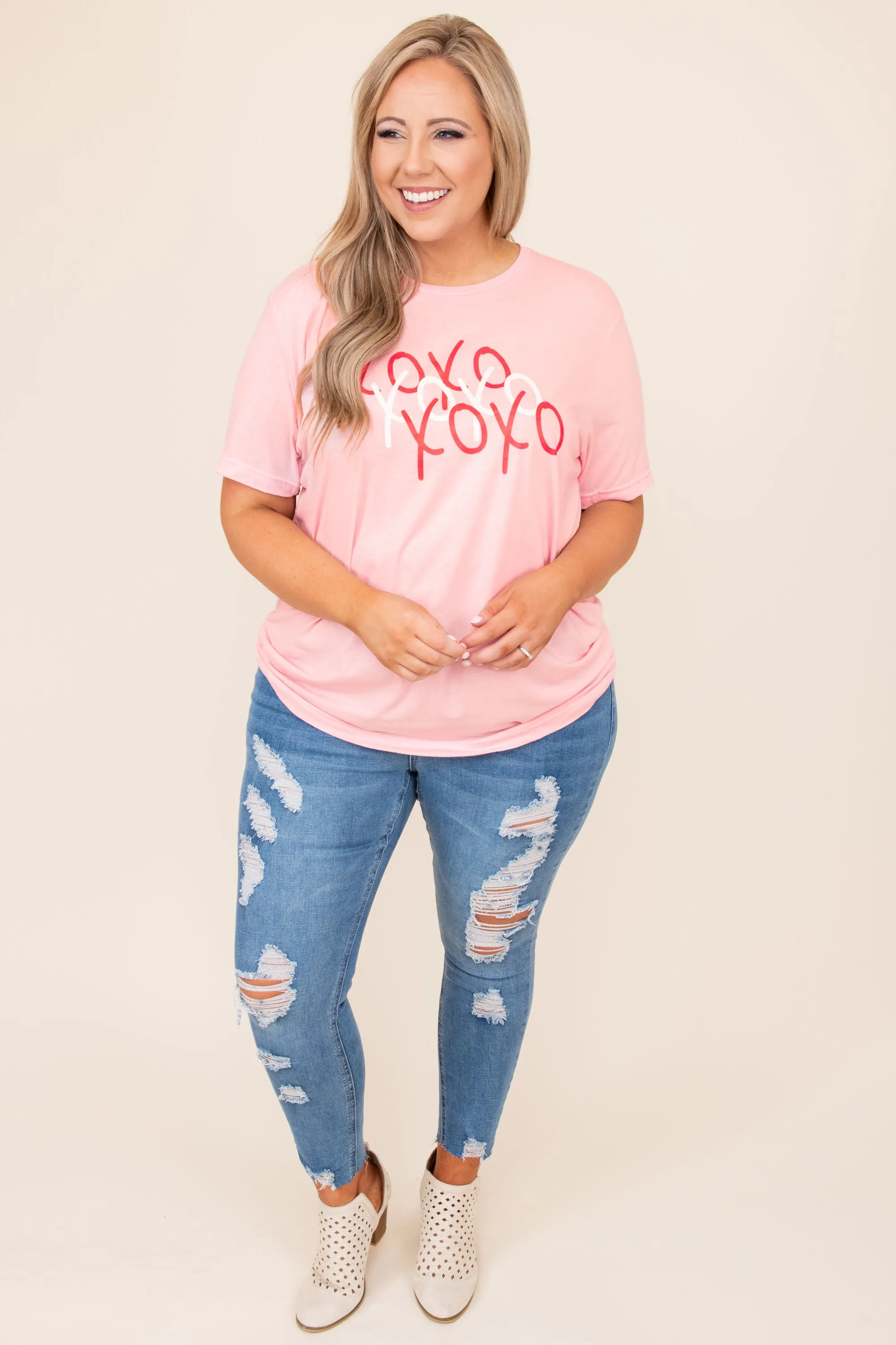 XO Baby Tee, Pink